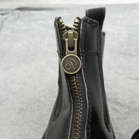 Ovation Boots Womens 9 Black Synthetic Leather Equestrian Quantum Zip Paddock - Picture 6 of 16